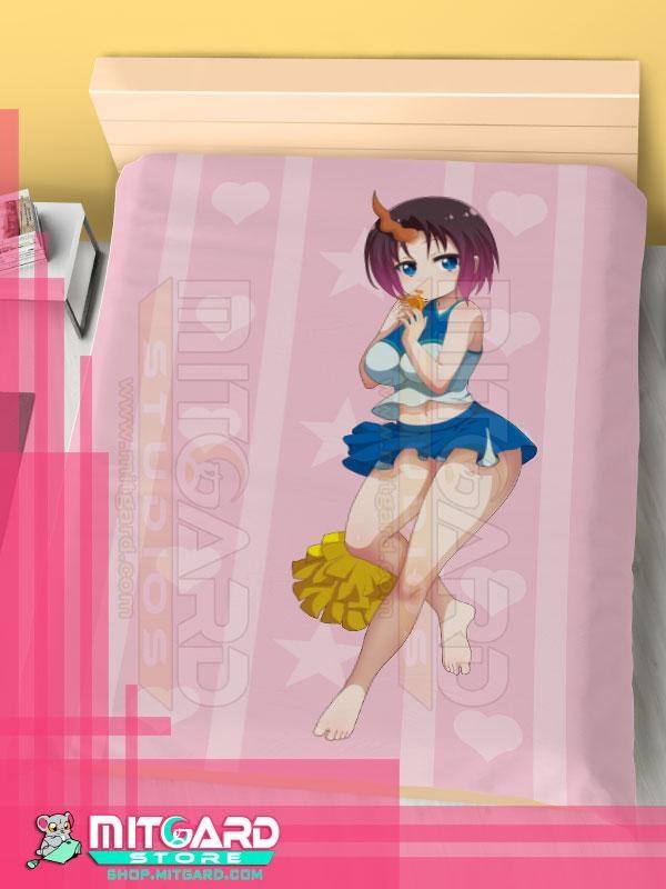 KOBAYASHI-SAN CHI NO MAID DRAGON Elma - Bed Sheet or Duvet Cover Anime videogame - Flat bed sheet / 120cm x 200cm / Poplin - 3